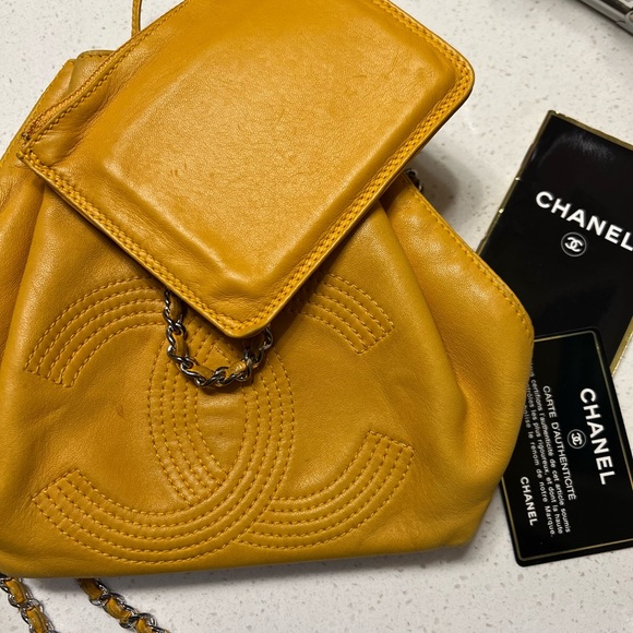 SOLD‼️ Chanel Lambskin Rare Mini Bucket Backpack. - Picture 16 of 16